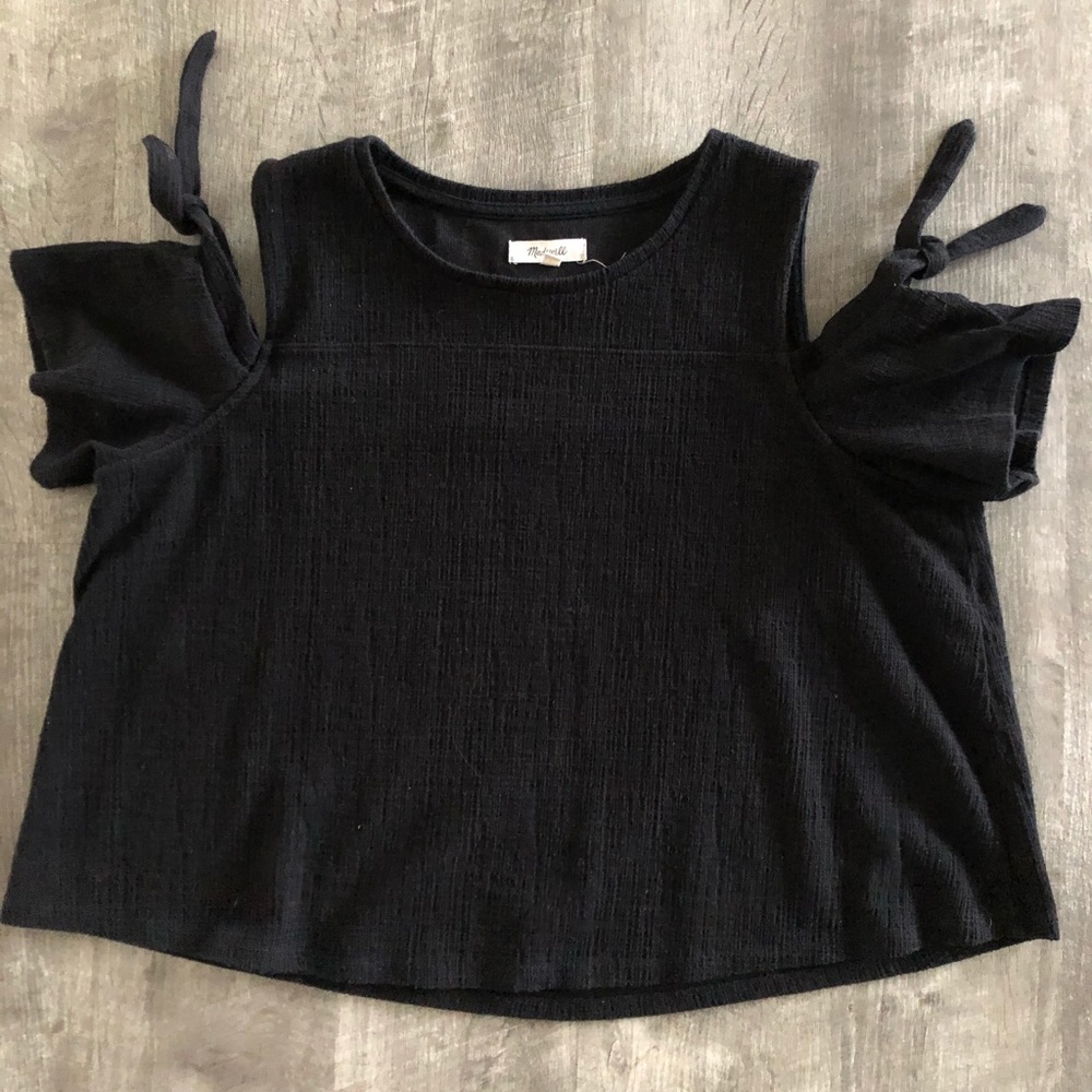 Madewell textured tie top